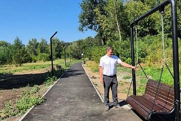 Парк Победы в Медногорске стал еще уютнее